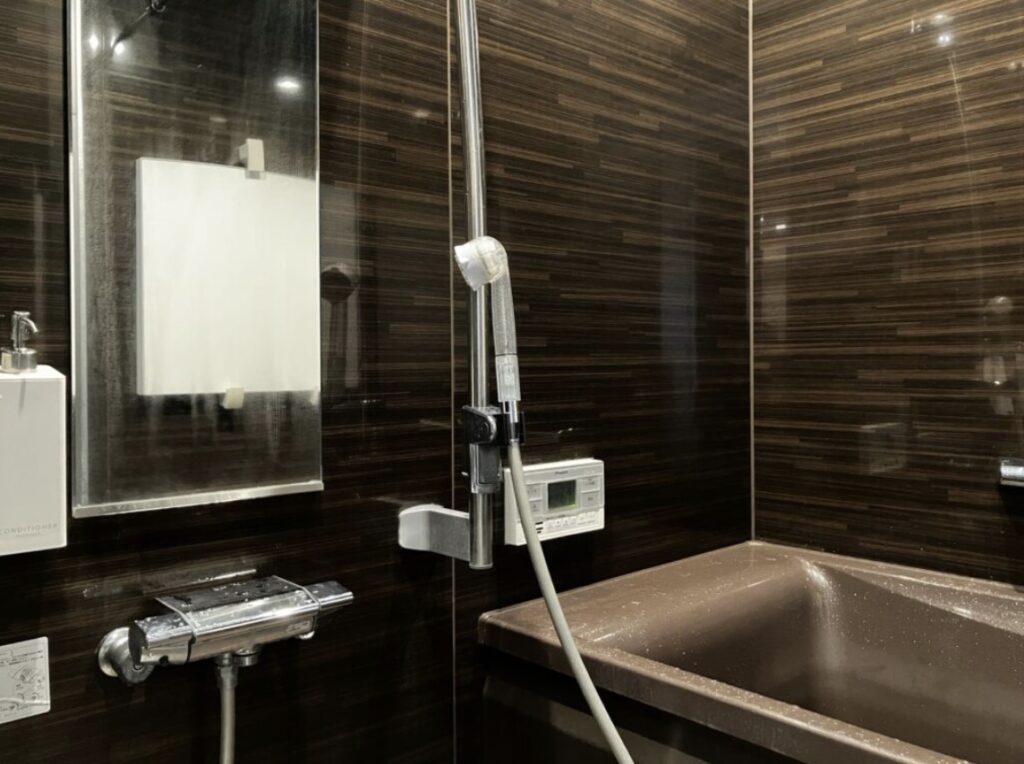 ブラウンを基調としたお風呂