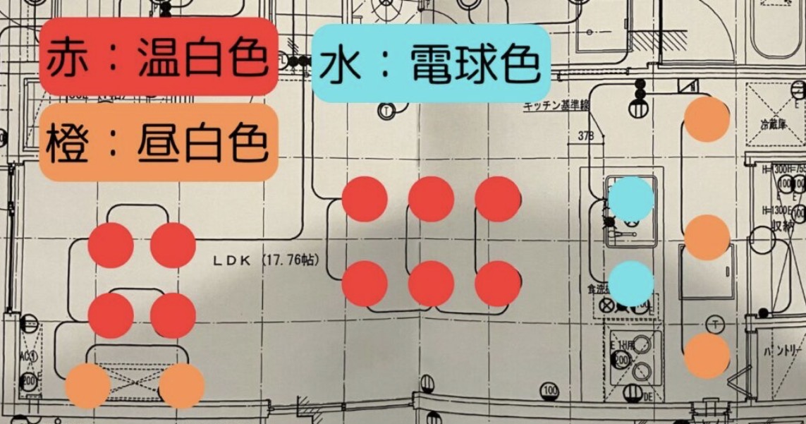 温白色10個、中白色5個、電球色2個
